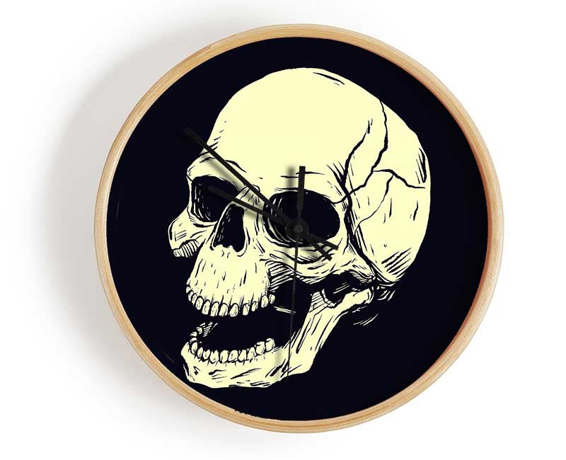 Laughing Skull Clock - Wallart-Direct UK