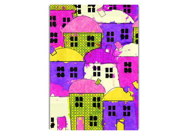 Colourful Town Houses