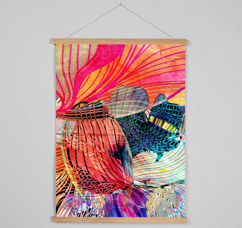 Patterns Of Time 1 Hanging Poster - Wallart-Direct UK