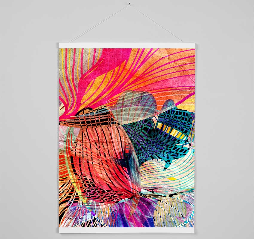 Patterns Of Time 1 Hanging Poster - Wallart-Direct UK