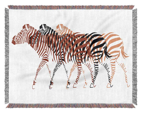 Pop Art Zebra 2 Woven Blanket