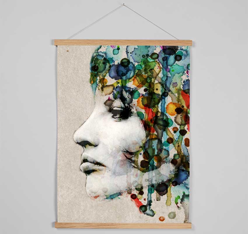 Vintage Woman Hanging Poster - Wallart-Direct UK