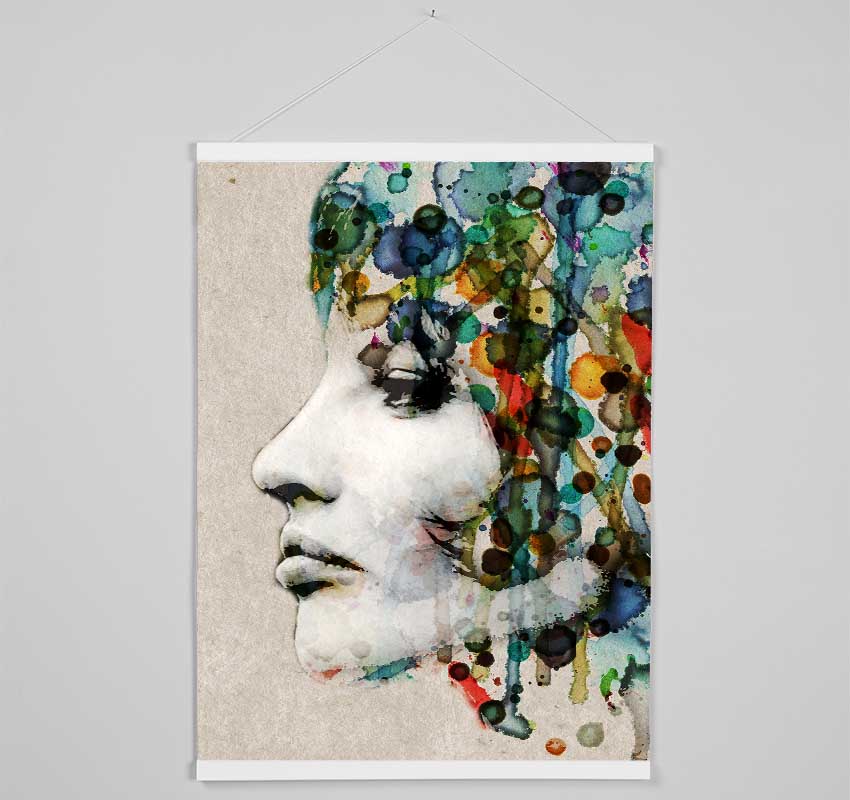 Vintage Woman Hanging Poster - Wallart-Direct UK