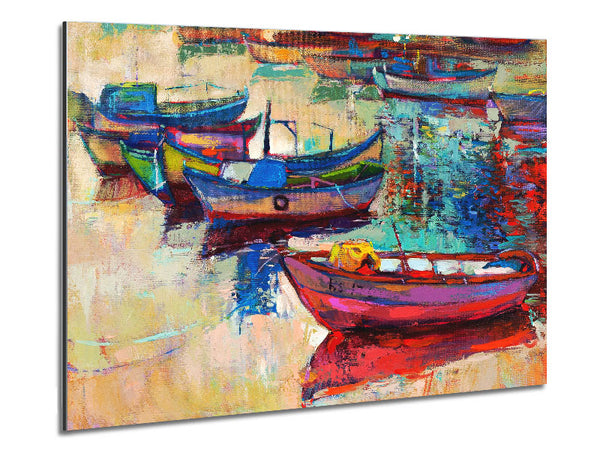 Colourful Boats On The Water