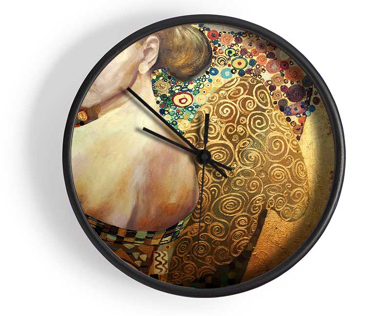 Klimt Golden Clock - Wallart-Direct UK