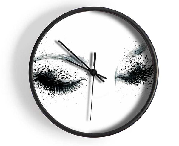 Eyes That Flutter Clock - Wallart-Direct UK