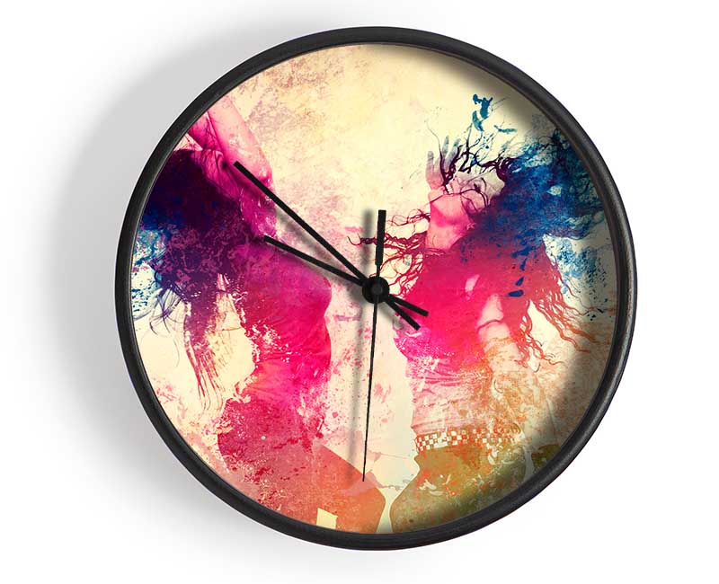 Free To Dance Clock - Wallart-Direct UK