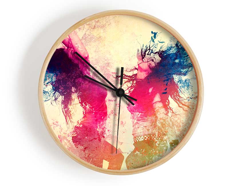 Free To Dance Clock - Wallart-Direct UK