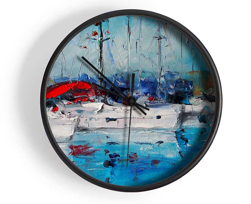 In The Harbour Clock - Wallart-Direct UK