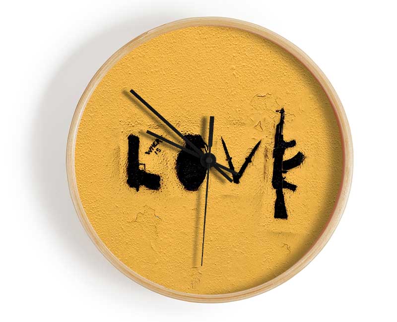 Where is Love Clock - Wallart-Direct UK