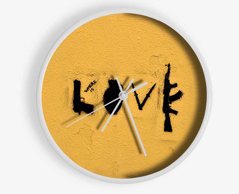 Where is Love Clock - Wallart-Direct UK