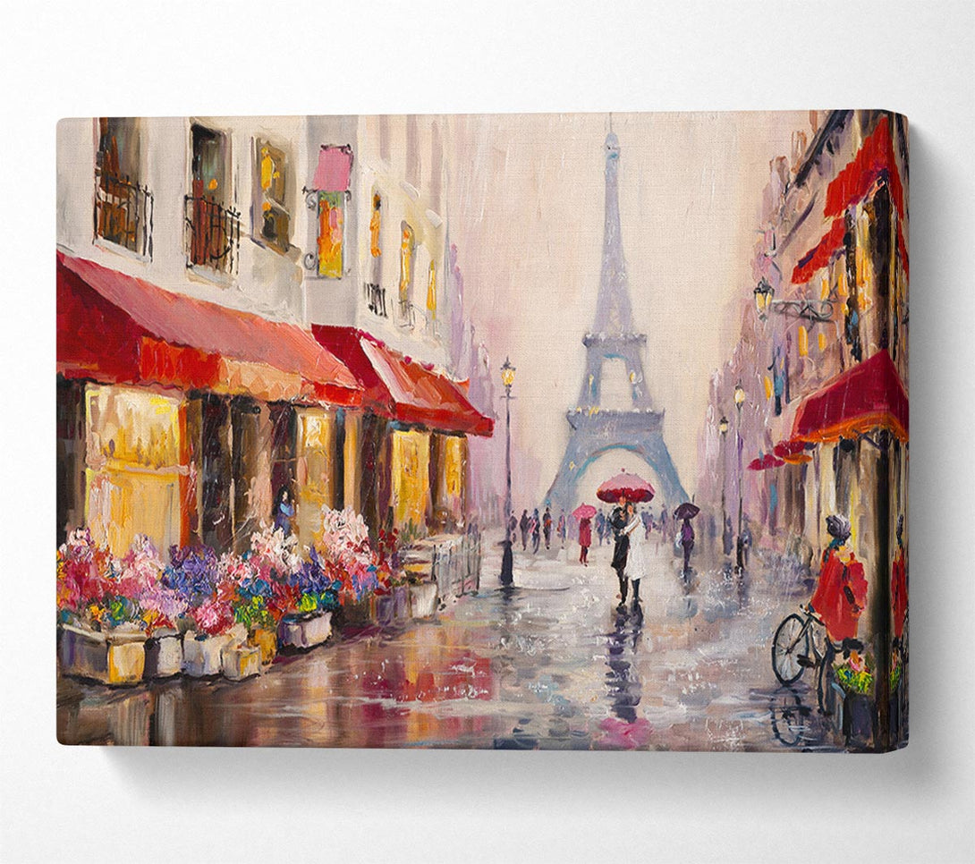 Picture of Paris Streets Canvas Print Wall Art