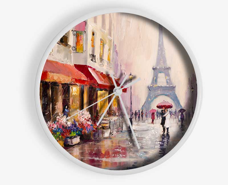 Paris Streets Clock - Wallart-Direct UK