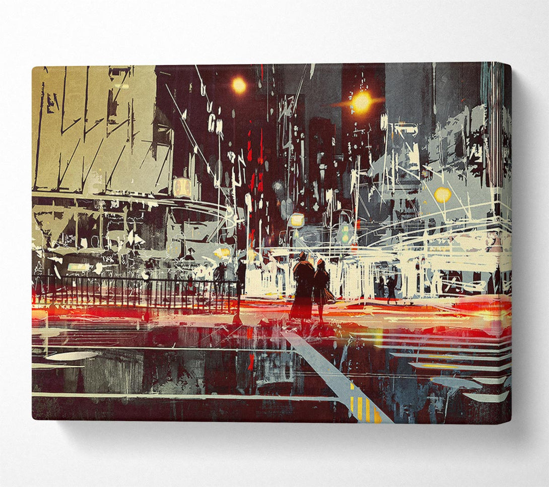 Picture of Energy Of The City Canvas Print Wall Art