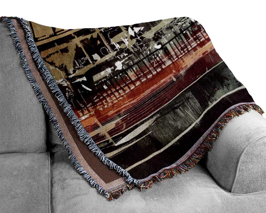 Energy Of The City Woven Blanket