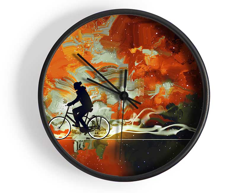 Space And Time Clock - Wallart-Direct UK