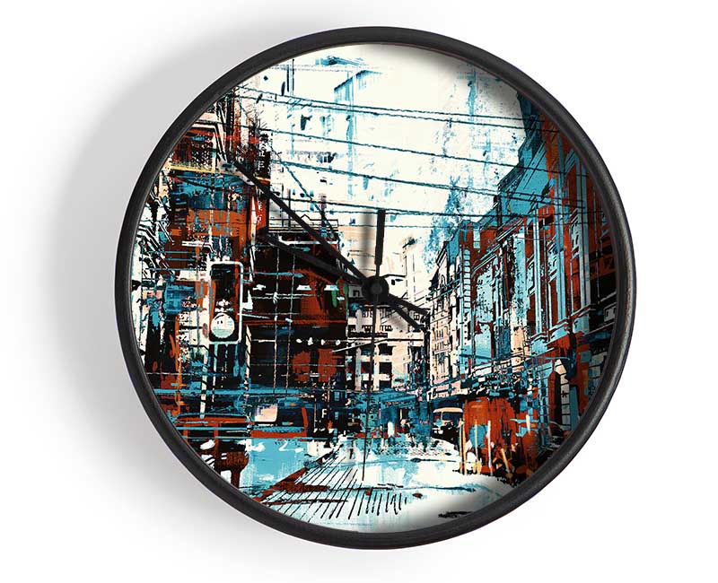 Chocolate City Blues 2 Clock - Wallart-Direct UK