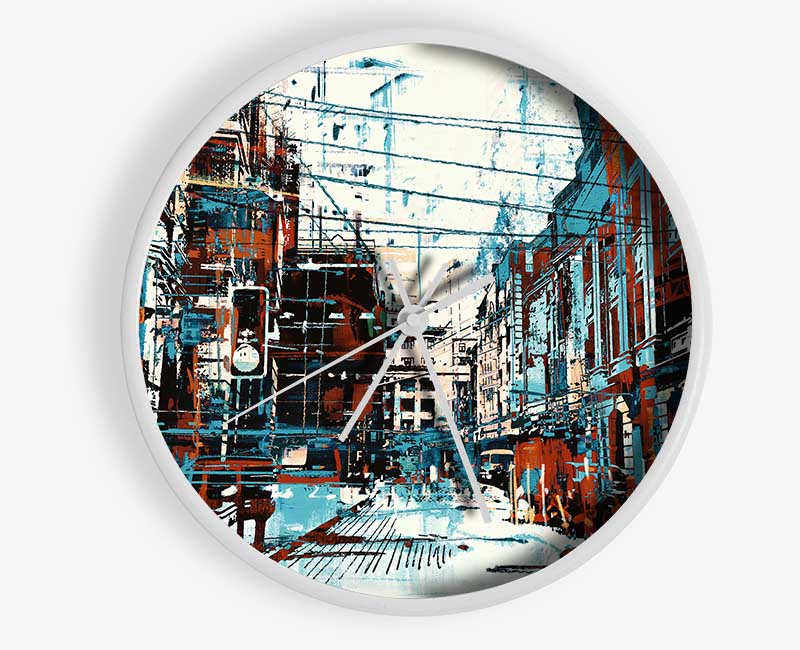 Chocolate City Blues 2 Clock - Wallart-Direct UK