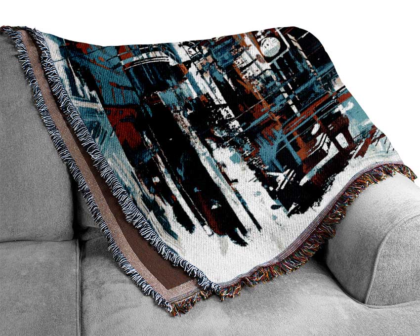 Chocolate City Blues 2 Woven Blanket