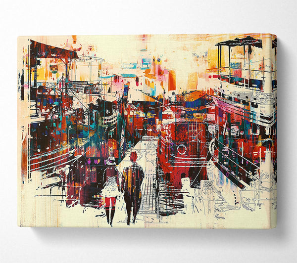 Picture of Adventure In The City Canvas Print Wall Art