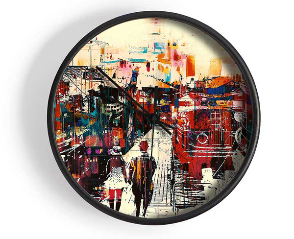 Adventure In The City Clock - Wallart-Direct UK