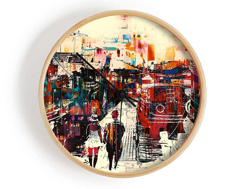 Adventure In The City Clock - Wallart-Direct UK