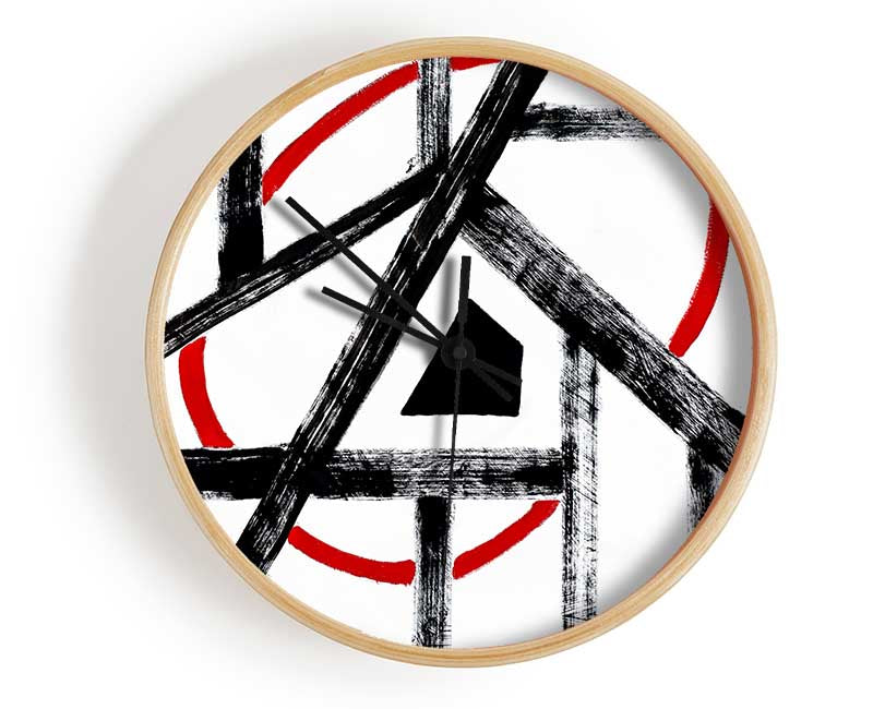 Lines To Nowhere Clock - Wallart-Direct UK