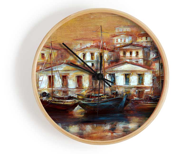 Venice Gondola 2 Clock - Wallart-Direct UK