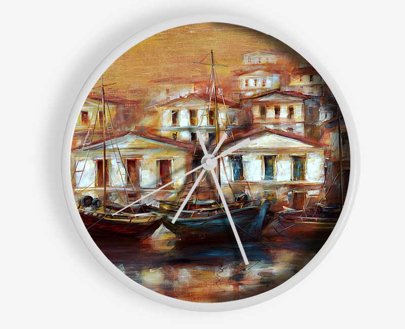 Venice Gondola 2 Clock - Wallart-Direct UK