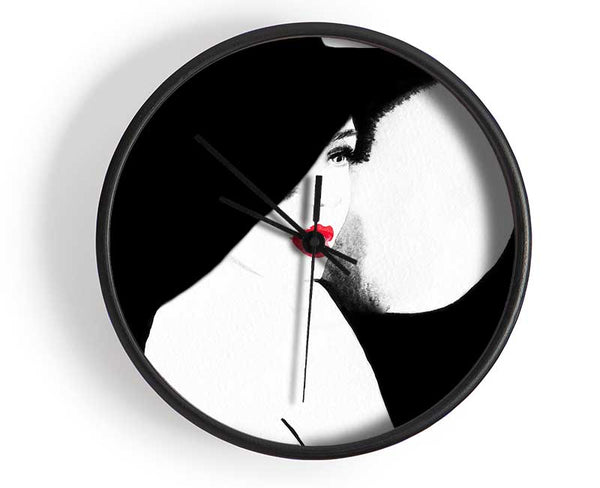 Mysterious Girl Clock - Wallart-Direct UK