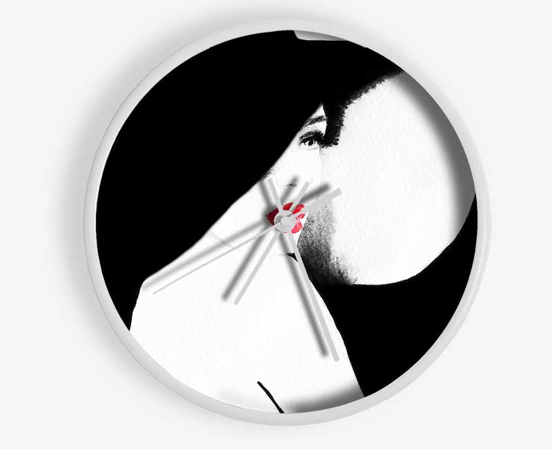 Mysterious Girl Clock - Wallart-Direct UK