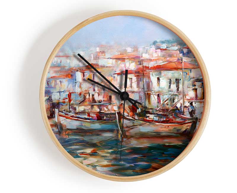 Venice Painting Clock - Wallart-Direct UK