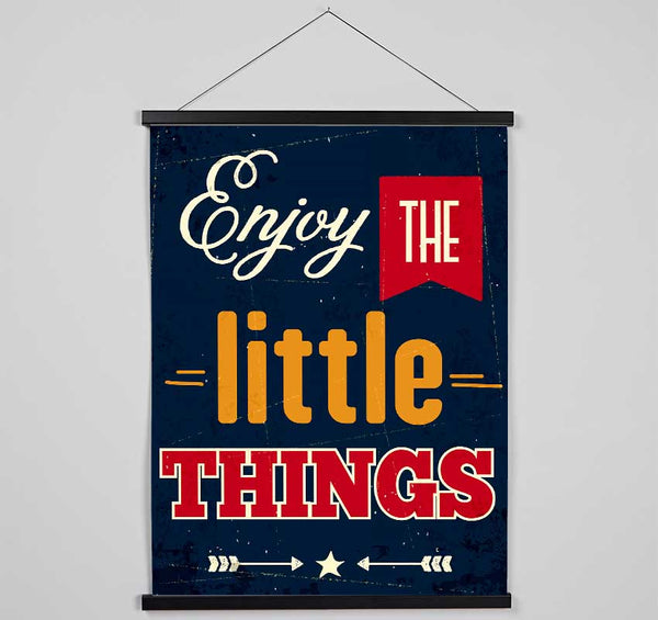 Enjoy The Little Things 1 Hanging Poster - Wallart-Direct UK