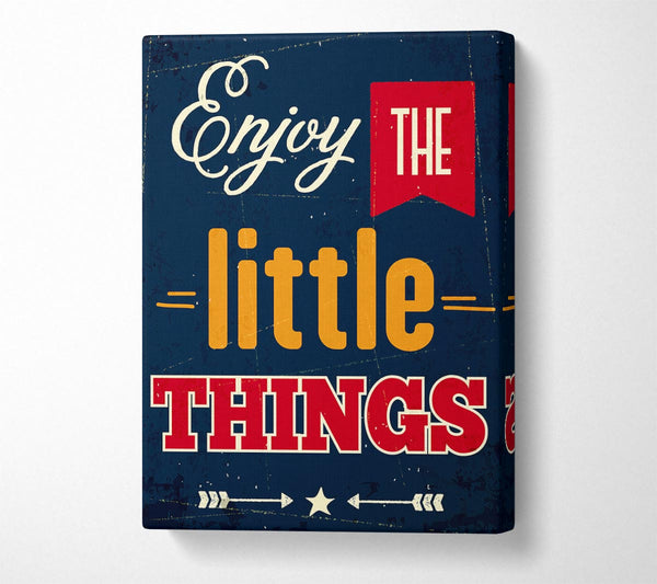 Picture of Enjoy The Little Things 1 Canvas Print Wall Art