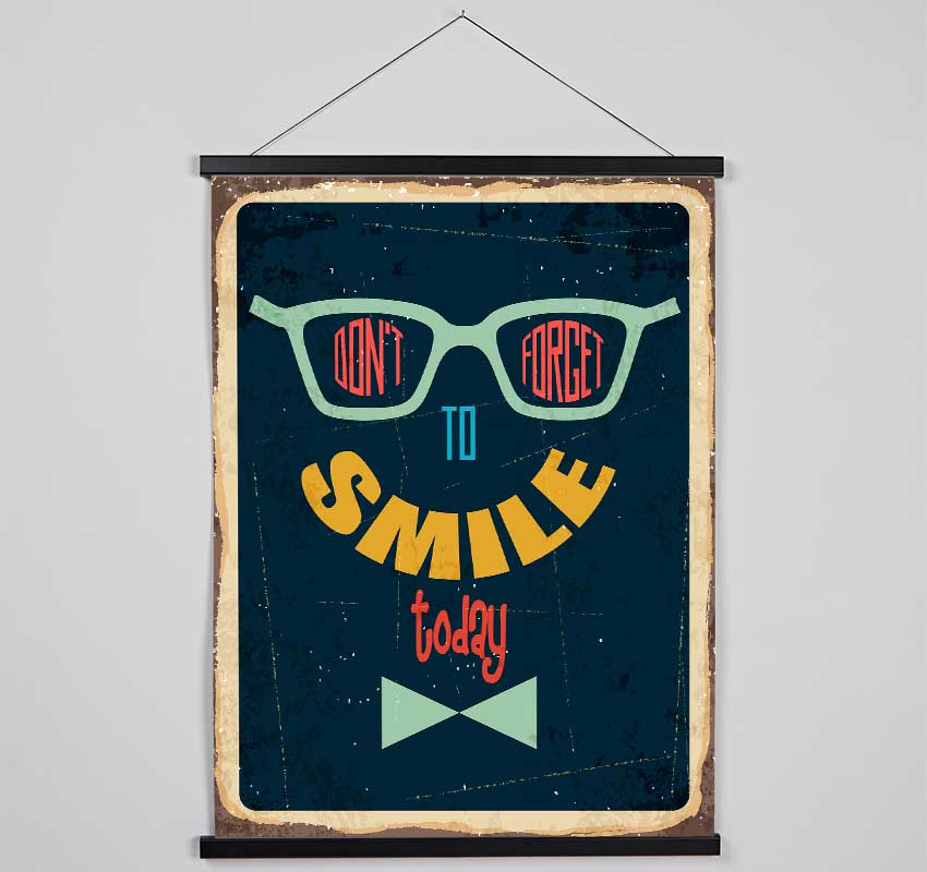 Don't Forget To Smile Hanging Poster - Wallart-Direct UK