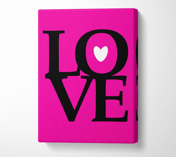 Picture of Love 2 Canvas Print Wall Art