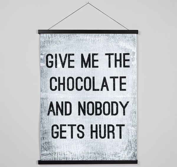 Give Me The Chocolate Hanging Poster - Wallart-Direct UK