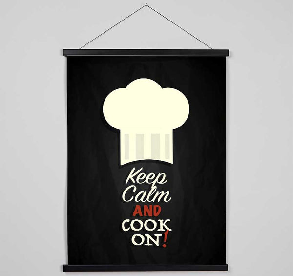 Keep Calm And Cook On Hanging Poster - Wallart-Direct UK