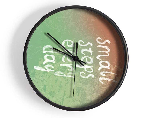 Small Steps Every Day Clock - Wallart-Direct UK