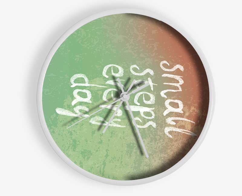 Small Steps Every Day Clock - Wallart-Direct UK