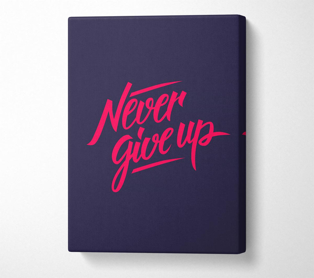 Picture of Never Give Up 1 Canvas Print Wall Art