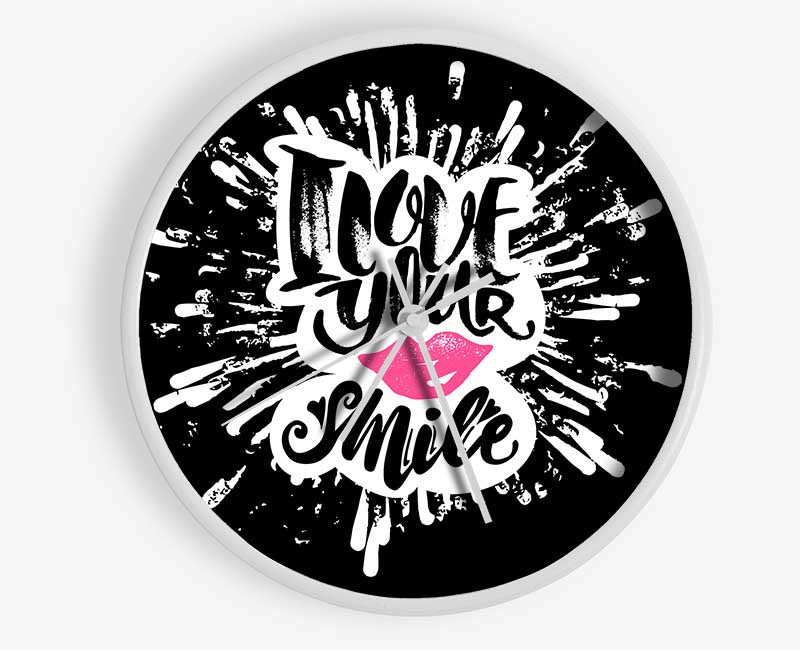 I Love Your Smile Clock - Wallart-Direct UK