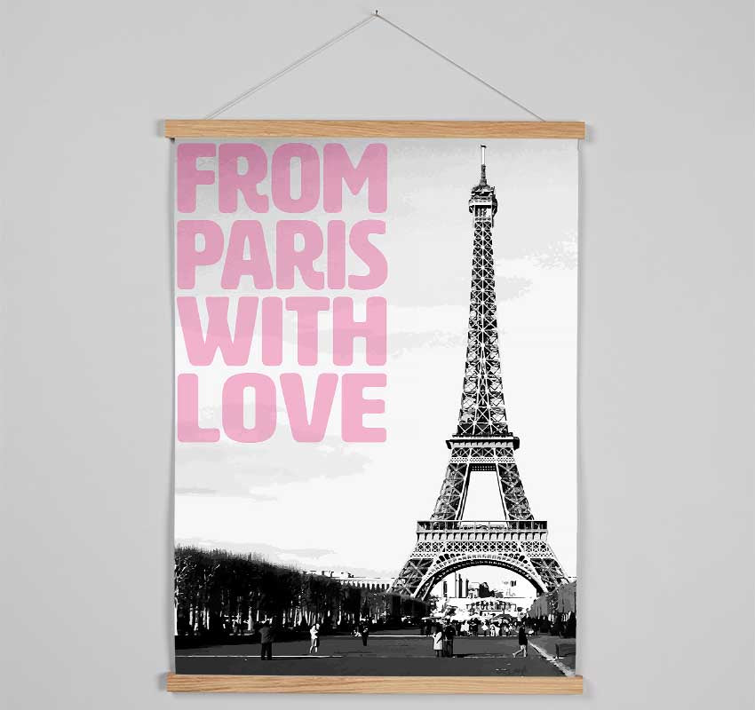 From Paris With Love Hanging Poster - Wallart-Direct UK