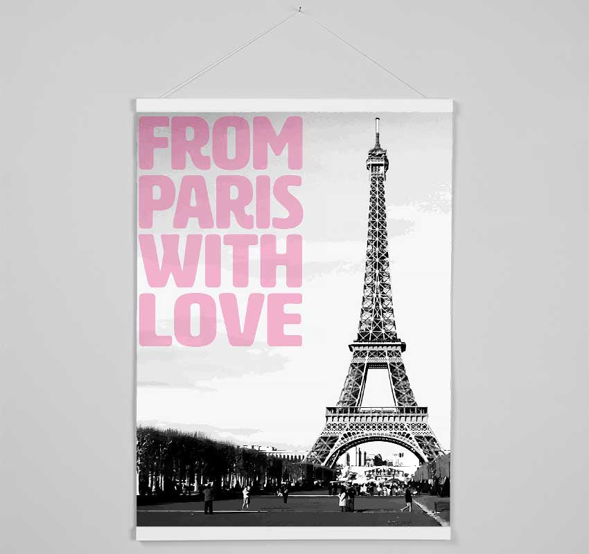 From Paris With Love Hanging Poster - Wallart-Direct UK