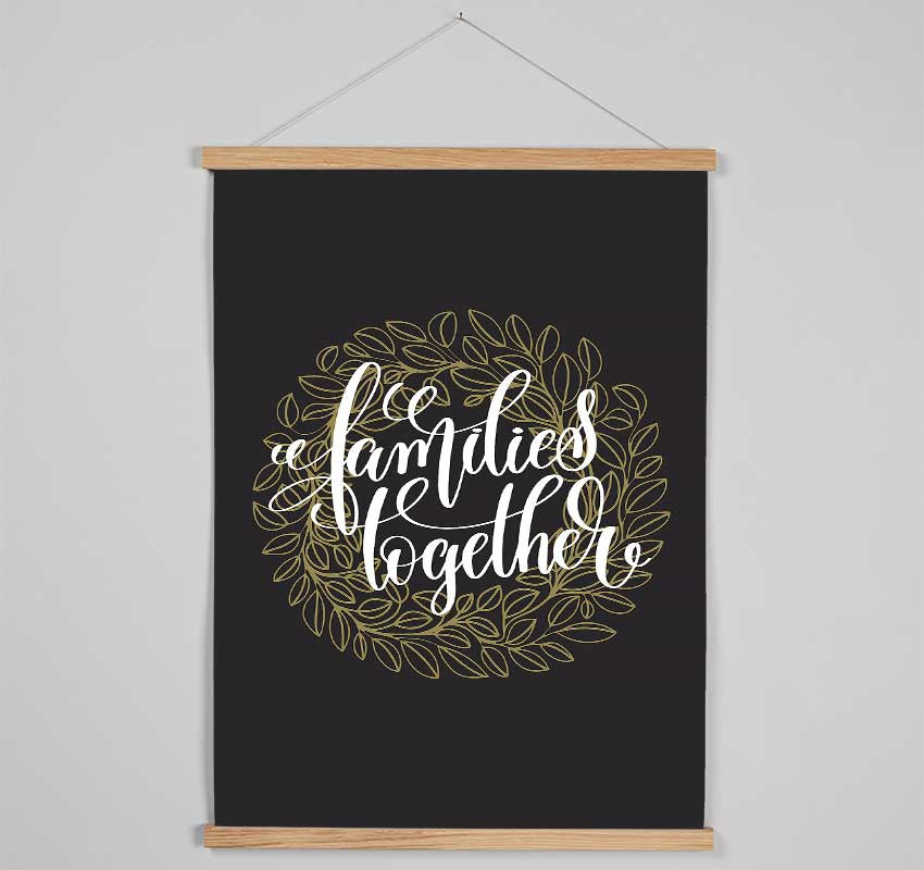 Families Together Hanging Poster - Wallart-Direct UK