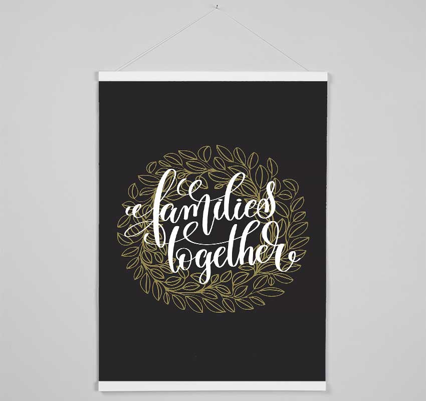 Families Together Hanging Poster - Wallart-Direct UK