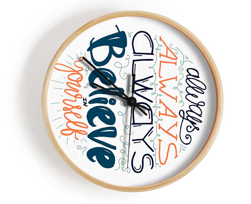 Always Always Always Clock - Wallart-Direct UK