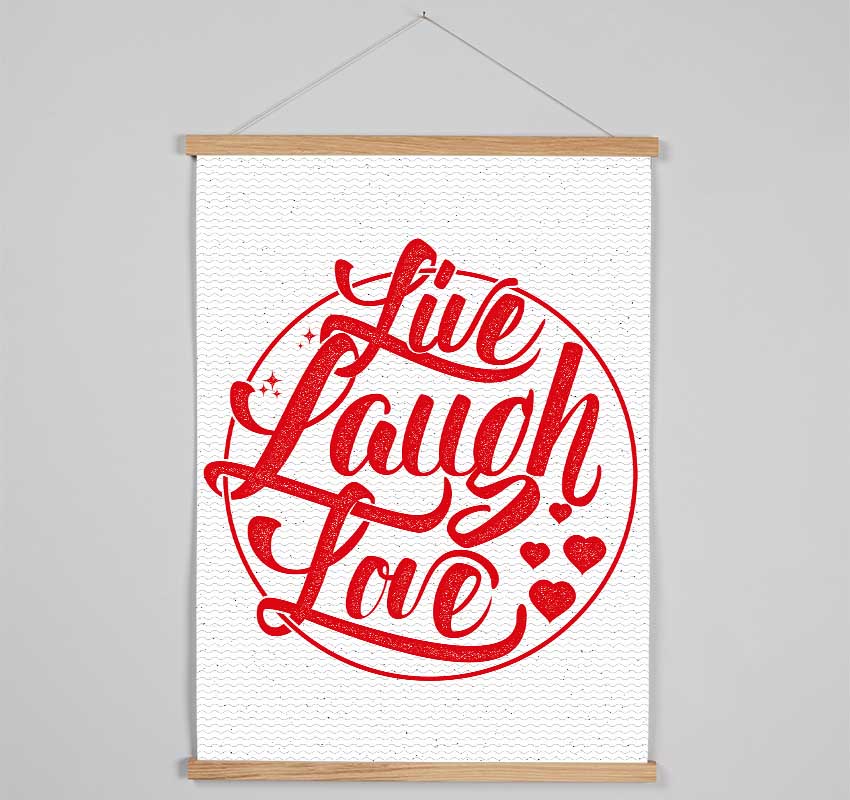 Live Laugh Love 1 Hanging Poster - Wallart-Direct UK