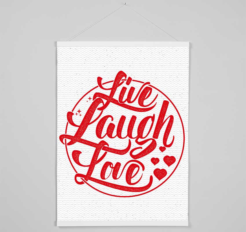 Live Laugh Love 1 Hanging Poster - Wallart-Direct UK