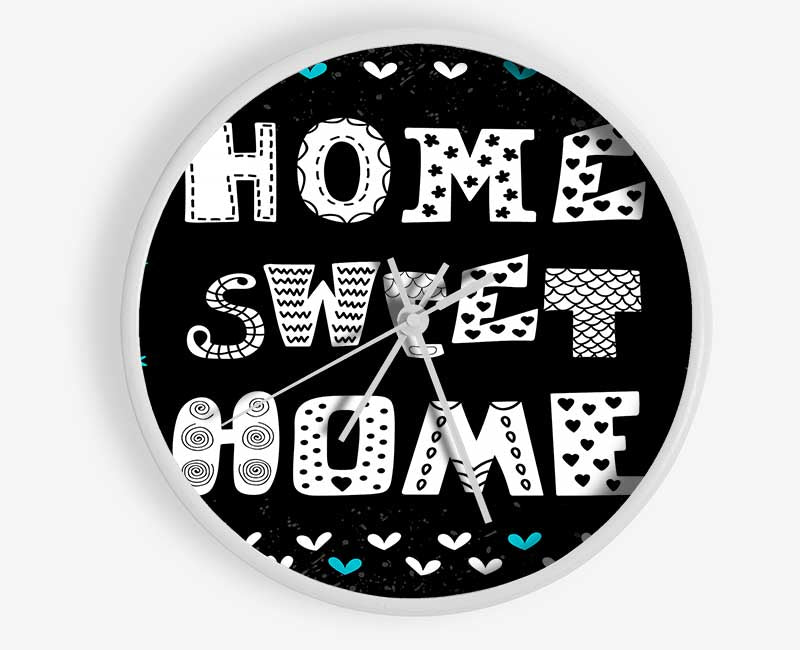 Home Sweet Home 2 Clock - Wallart-Direct UK